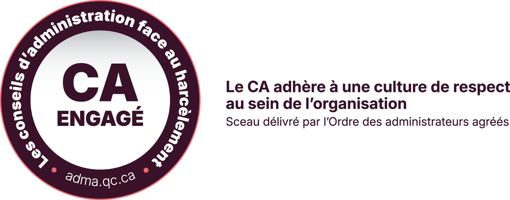 Sceau CA engage Final