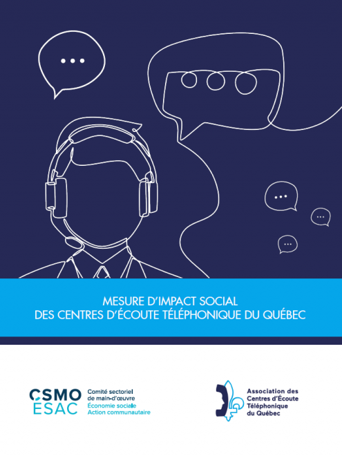 Mesure d'impact social des centres d'écoute téléphonique du Québec