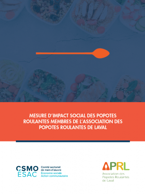 Mesure d'impact social des popotes roulantes membres de l'association de popotes roulantes de Laval